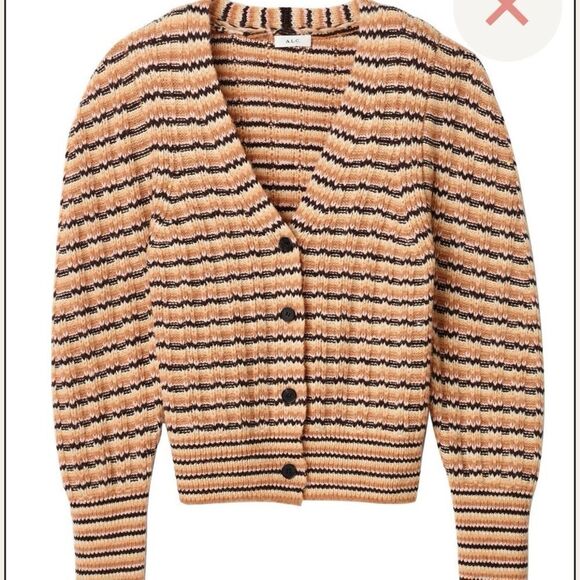 A.L.C. Cashew Rebekah Cardigan Multi Stripe - Picture 11 of 11